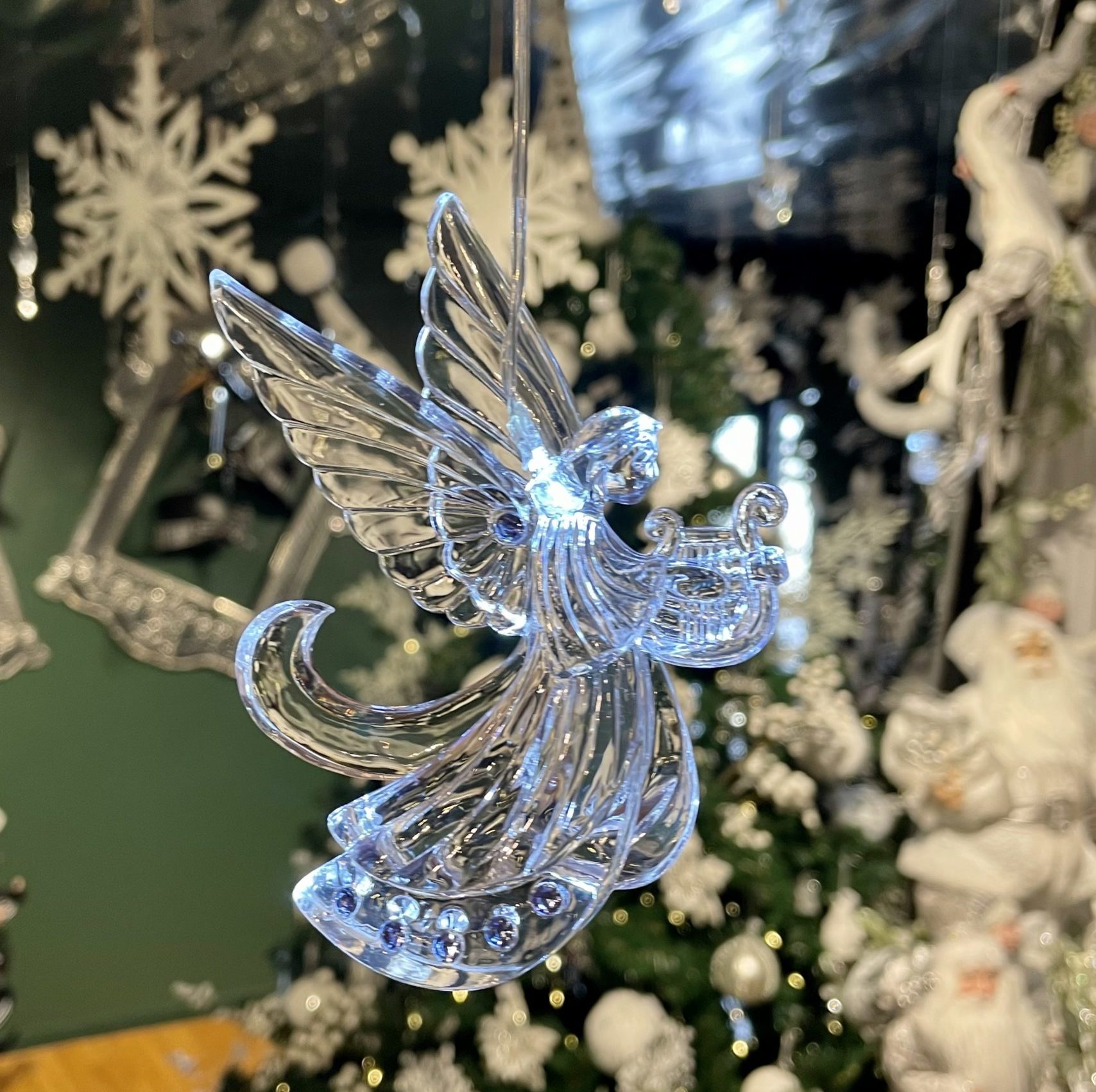 Acrylic Angel Ornament - Christmas Heirloom Company