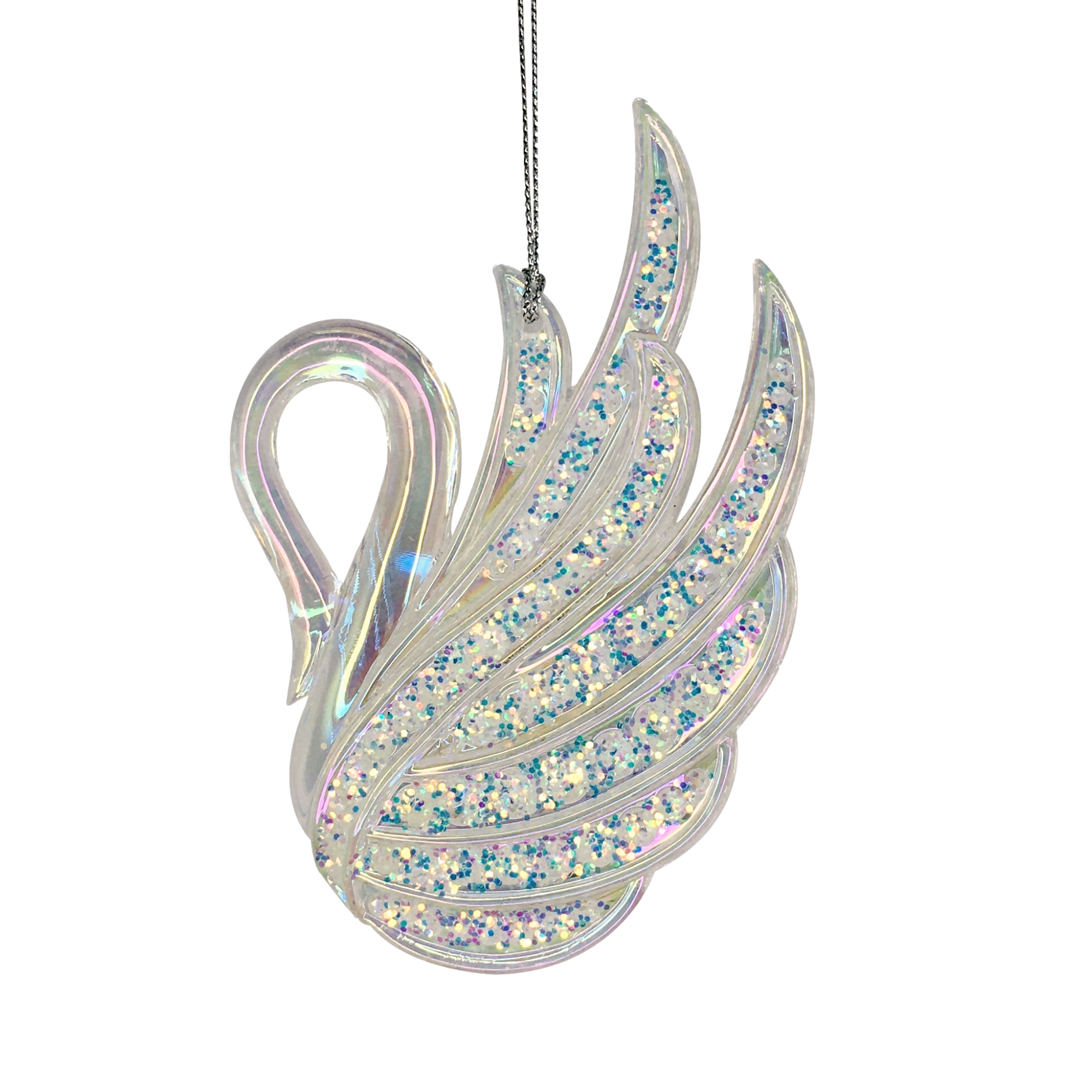 Iridescent Swan Christmas Heirloom Company