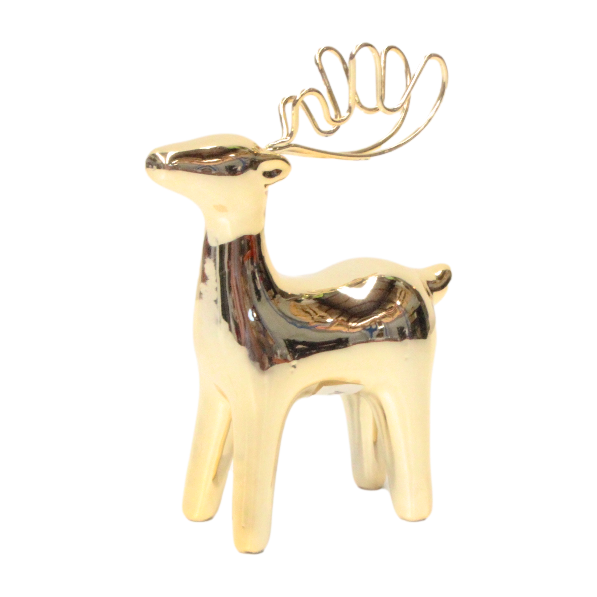 Gold Reindeer (14cm) - Christmas Heirloom Company
