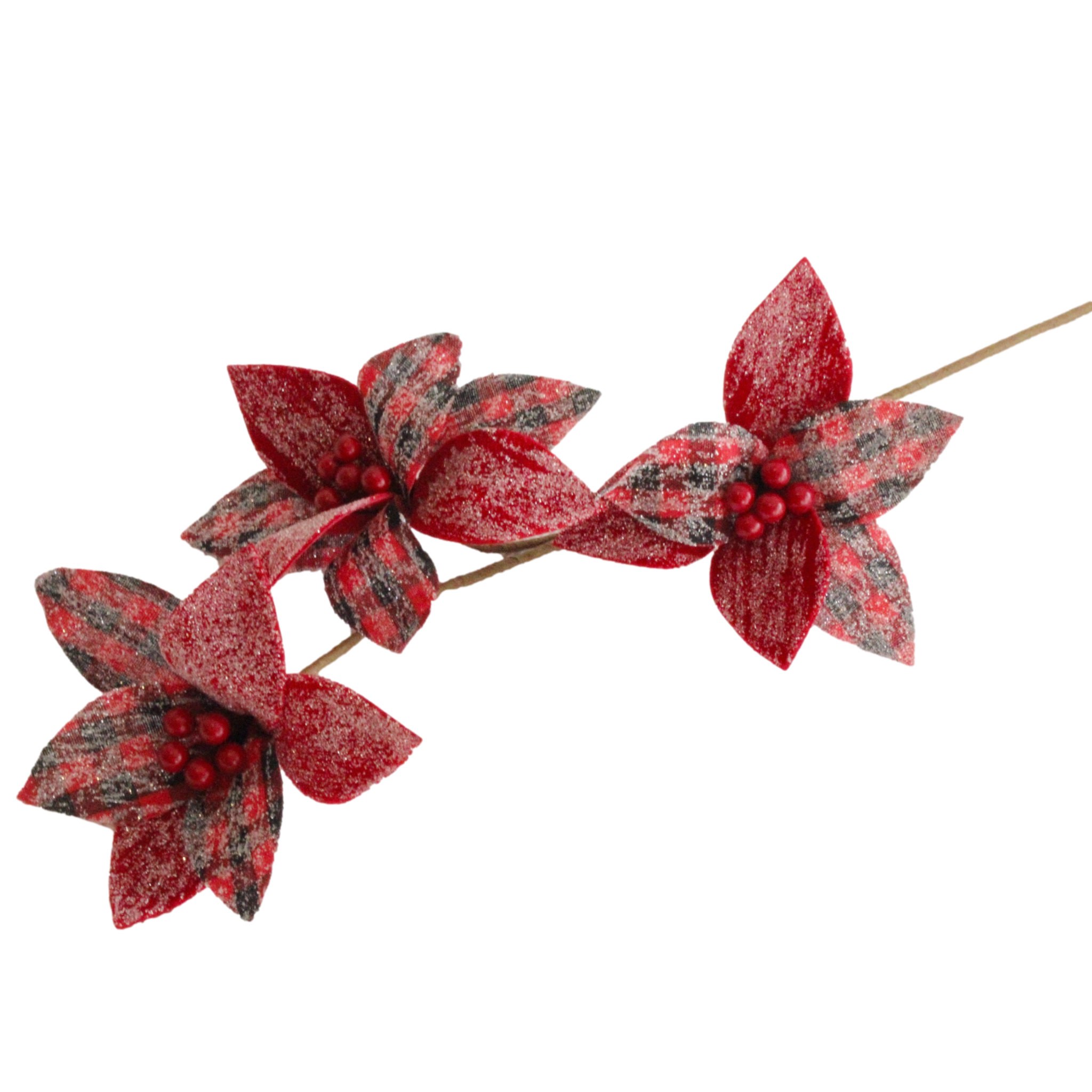 Poinsettia Stem - Christmas Heirloom Company