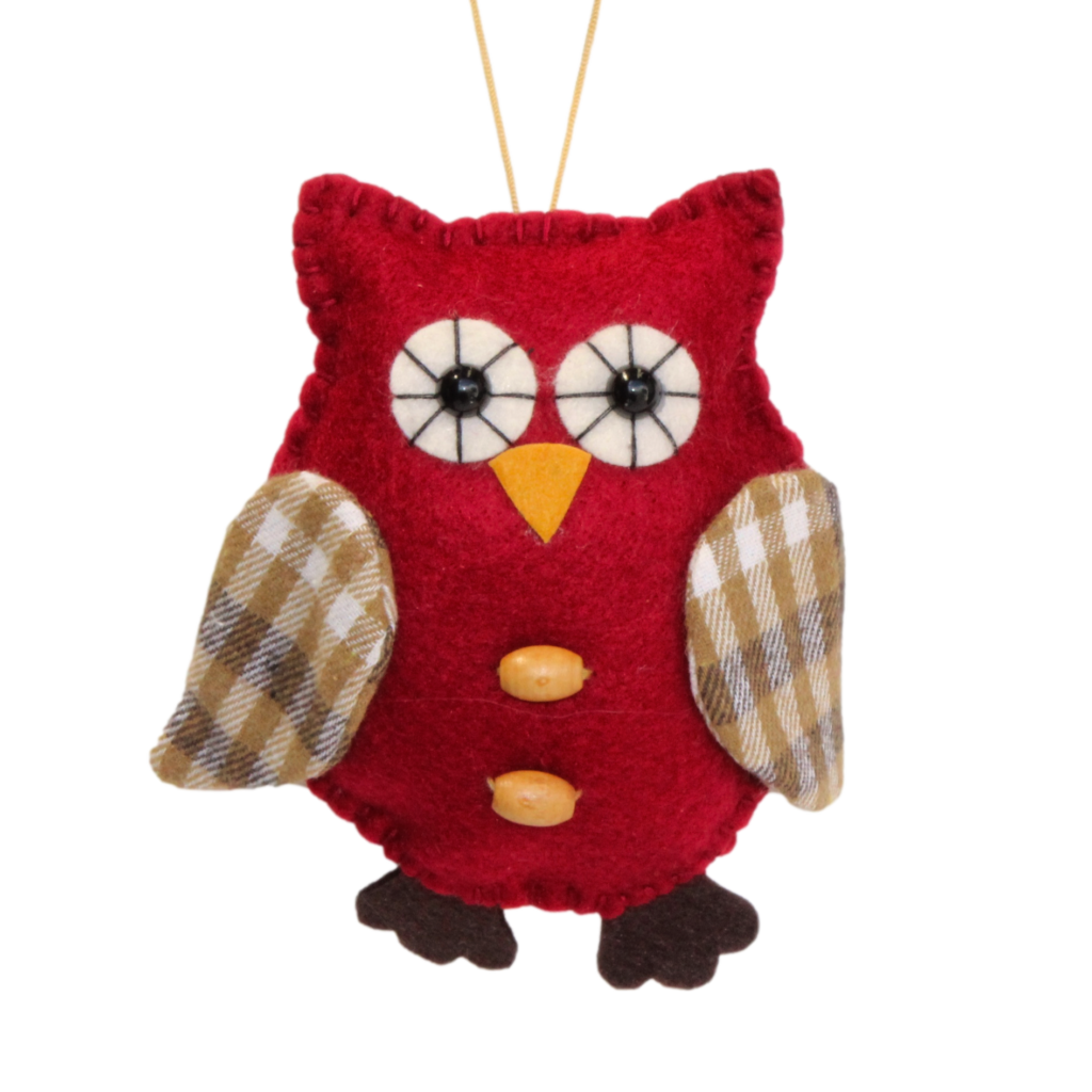 Stuffed Owl Christmas Heirloom Company