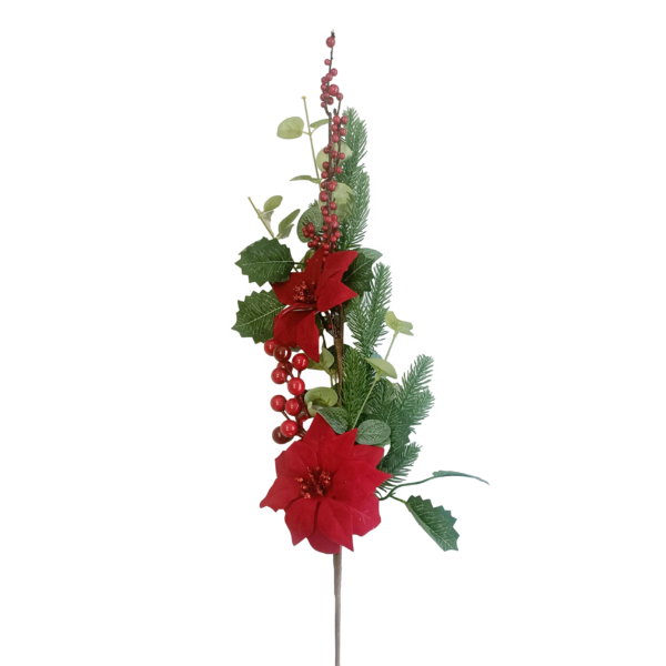 Small Poinsettia & Berry Pick