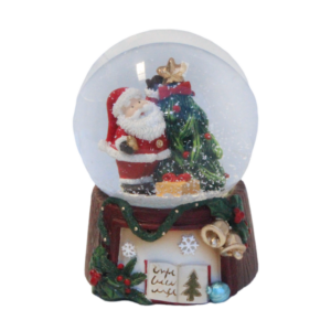 Mini Waterball with Santa & Tree