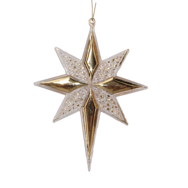Gold 8 Point Star