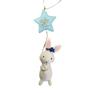 Rabbit & Blue Star Balloon