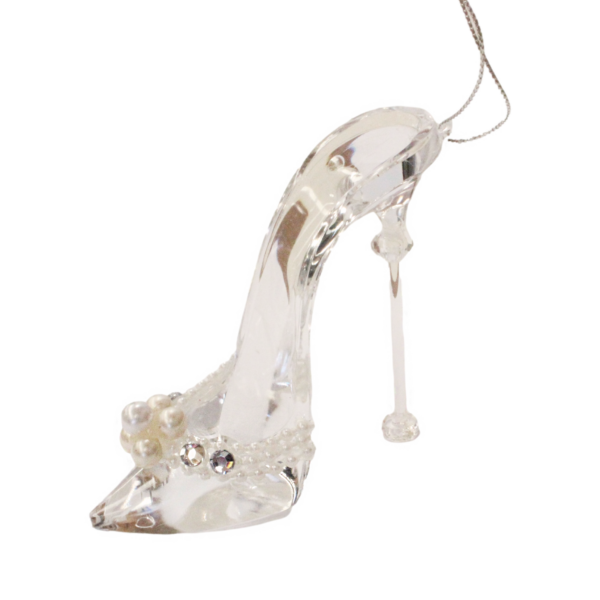 Shoe with Diamante & Pearls