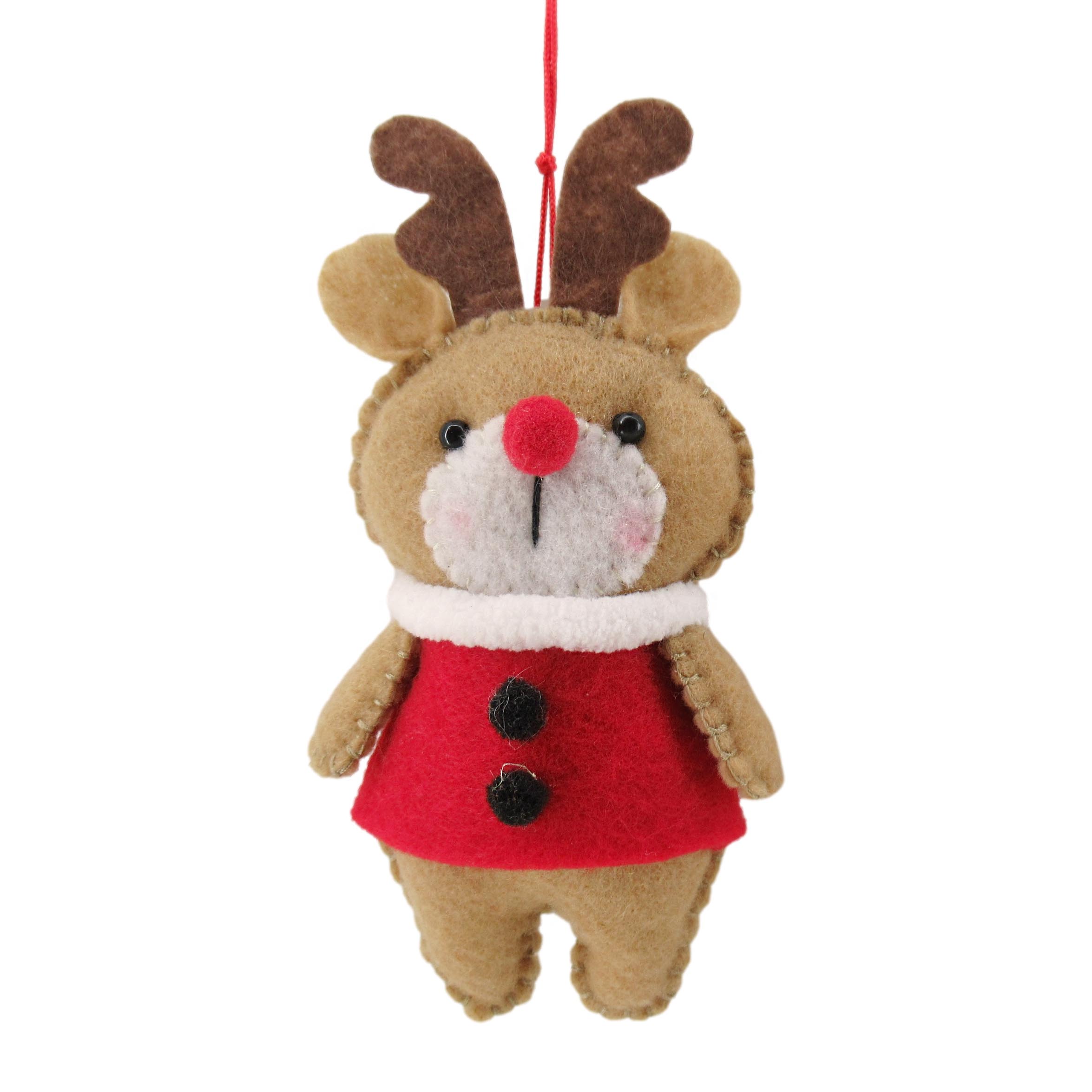 Reindeer with Red Jacket
