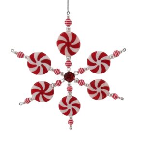 Candy Cane Snowflake