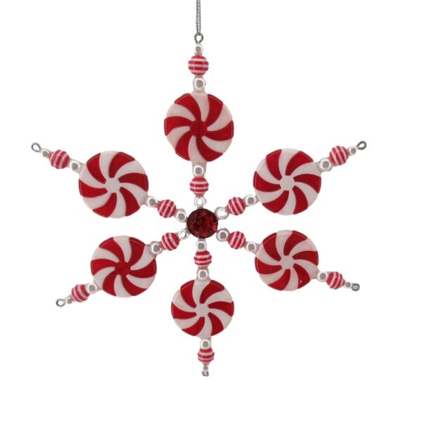 Candy Cane Snowflake