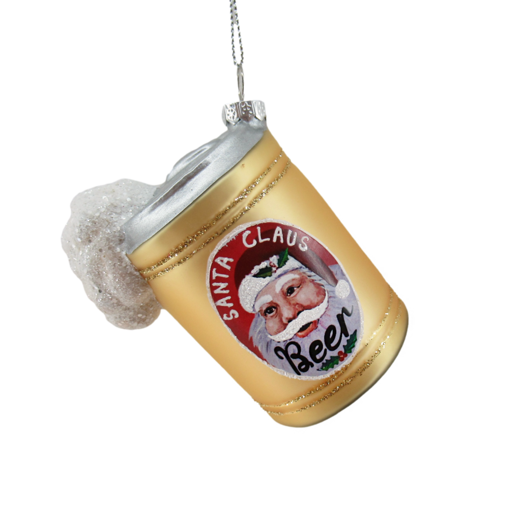 Santa Beer Can - Christmas Heirloom Company
