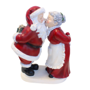 Santa Kissing Mrs Claus