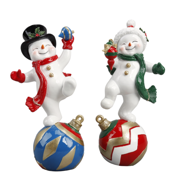 Balancing Snowman with Wooly Hat - Image 2