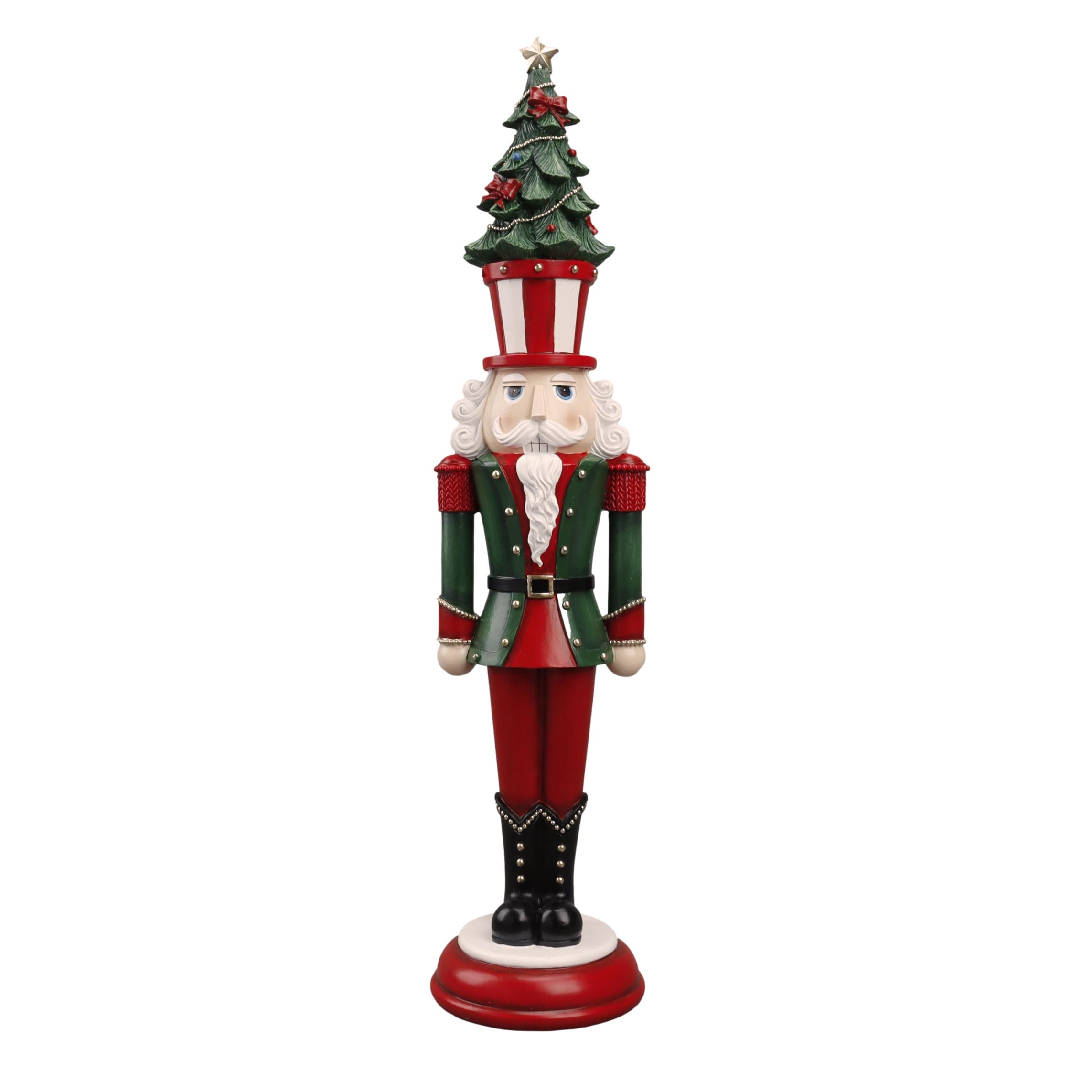 Traditional Nutcracker with Tree Hat