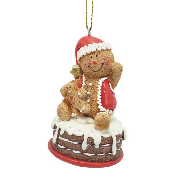 Gingerbread Sitting on Cake