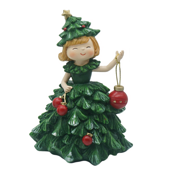 Fairy Holding Baubles