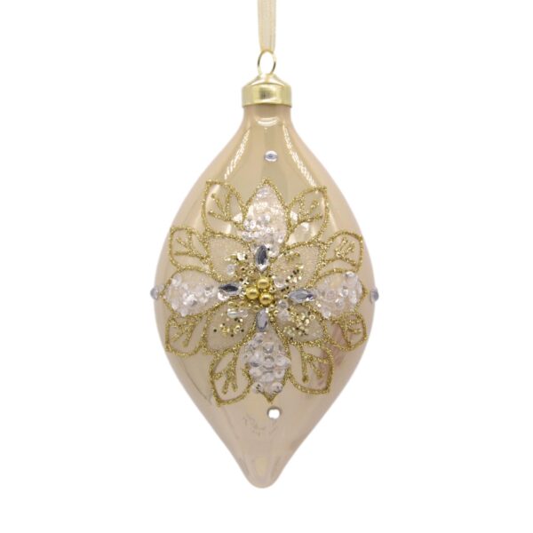 Beaded Flower Finial