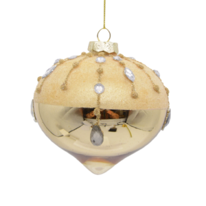 Gold Onion with Diamante
