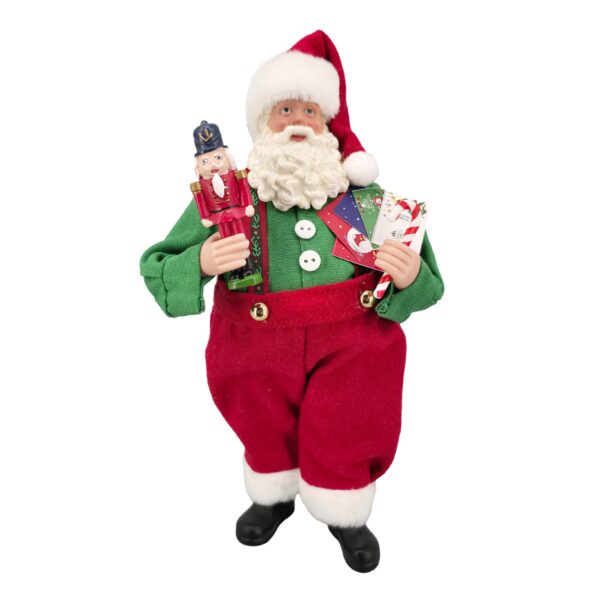 Santa with Nutcracker Toy
