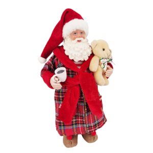 Dressing Gown Santa & Teddy