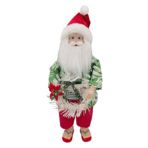 Beach Santa with Wreath
