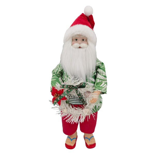 Beach Santa with Wreath