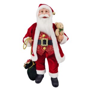 Red Coat Santa with Gifts