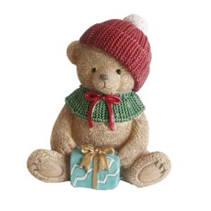 Sitting Bear with Gift