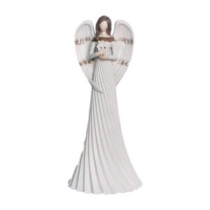 Fluted Skirt Angel with Birdcage