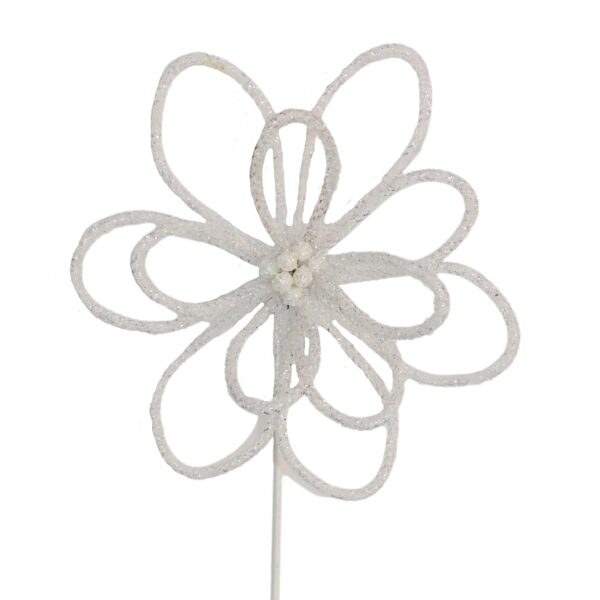 White Rope Look Poinsettia