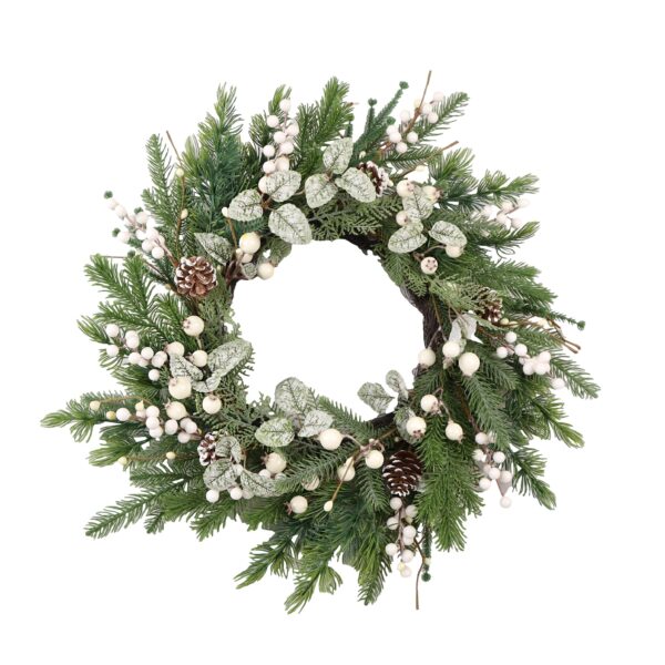 Mistletoe Berry Wreath