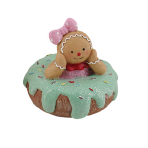 Gingerbread Girl on Doughnut