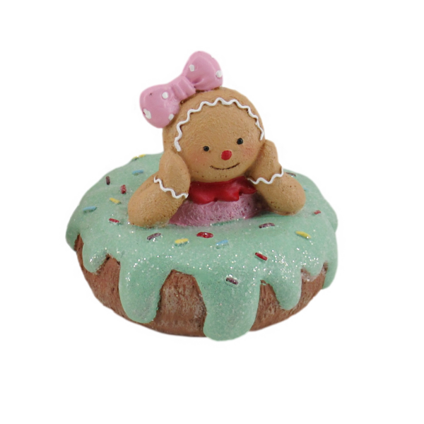 Gingerbread Girl on Doughnut