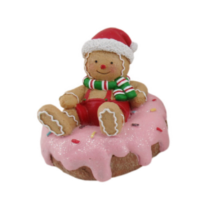 Gingerbread Boy on Doughnut