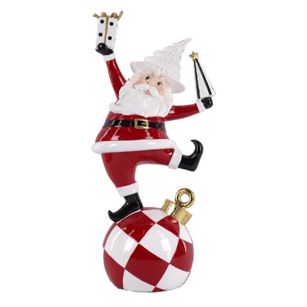 Fun Santa Dancing on Ball