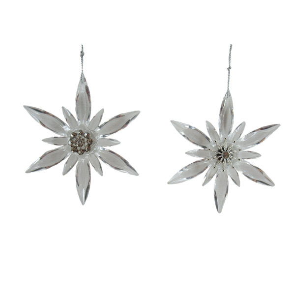 Snowflake with Flower Centre