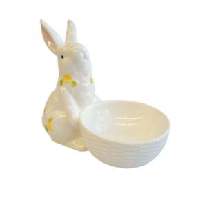 Porcelain Bunny with Sweet Bowl