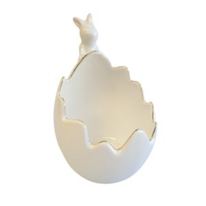 Large Cracked Egg with Bunny